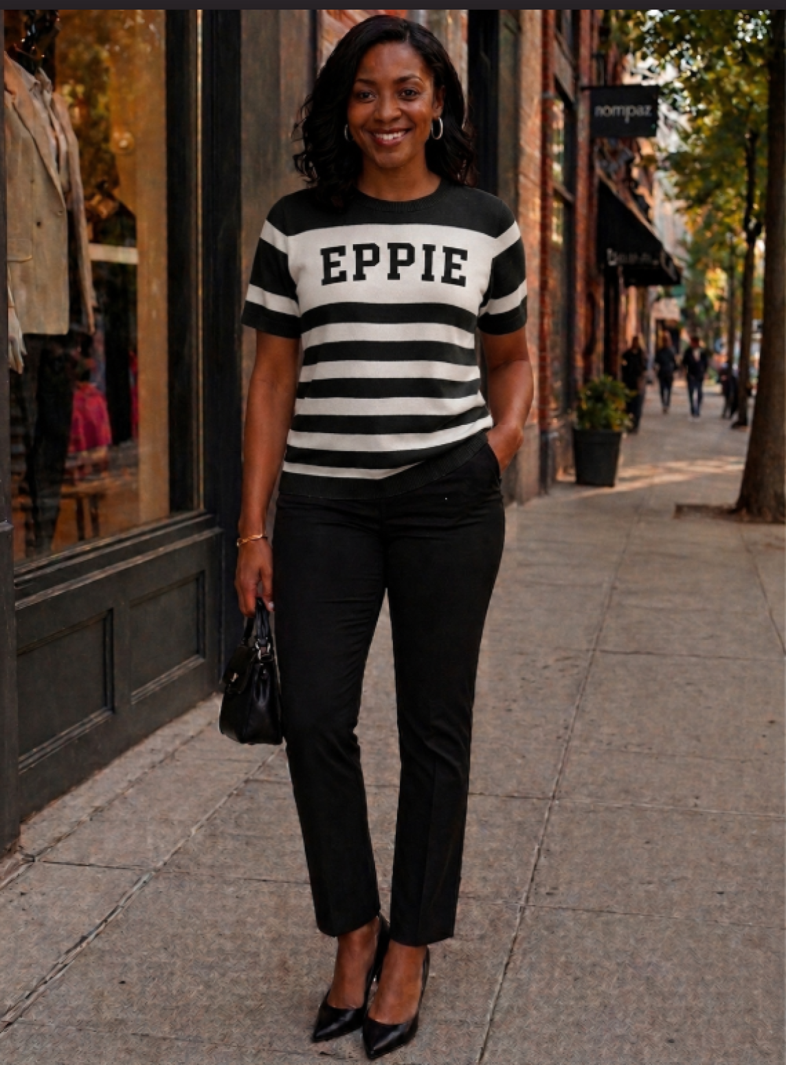 EPPIE Striped Sweater