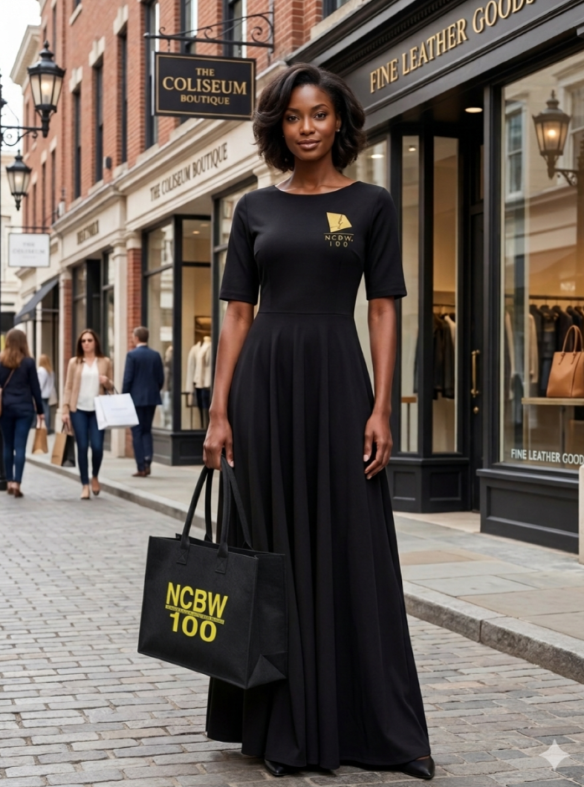 NCBW100 Black Logo Dress