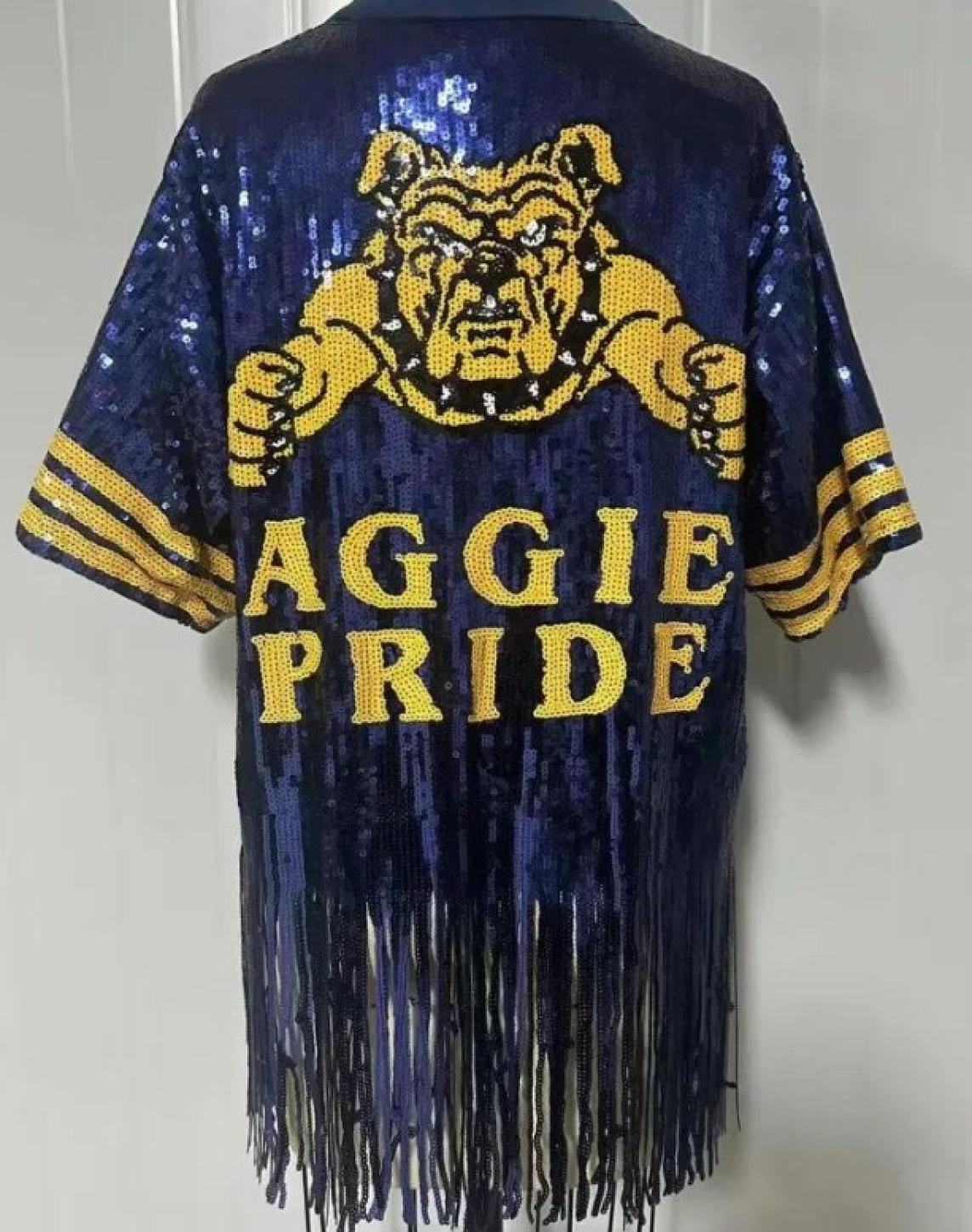 Aggie Shimmy top - Regular One Size Fits Most