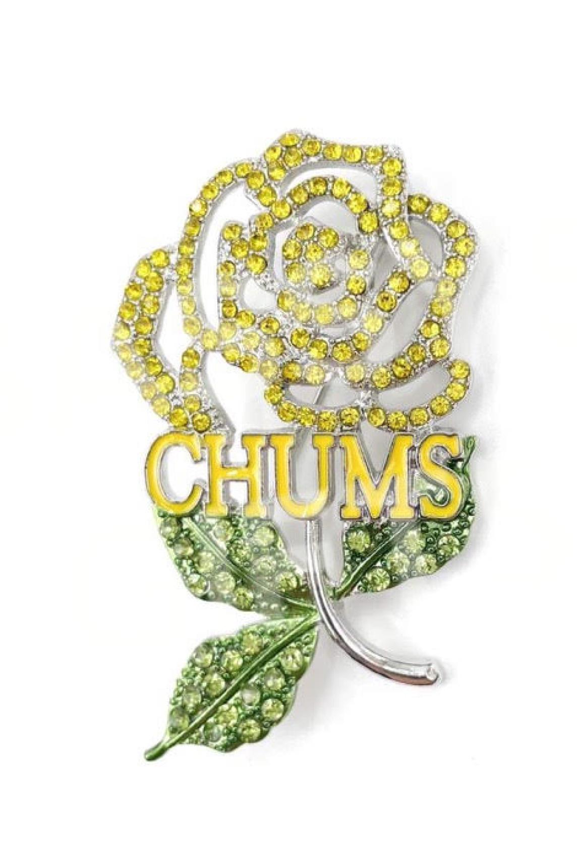 CHUMS Yellow Rose Brooch