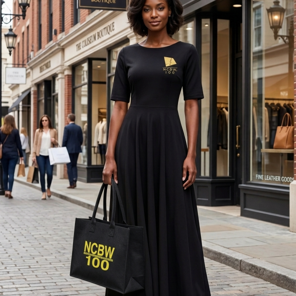 NCBW100 Black Felt Tote