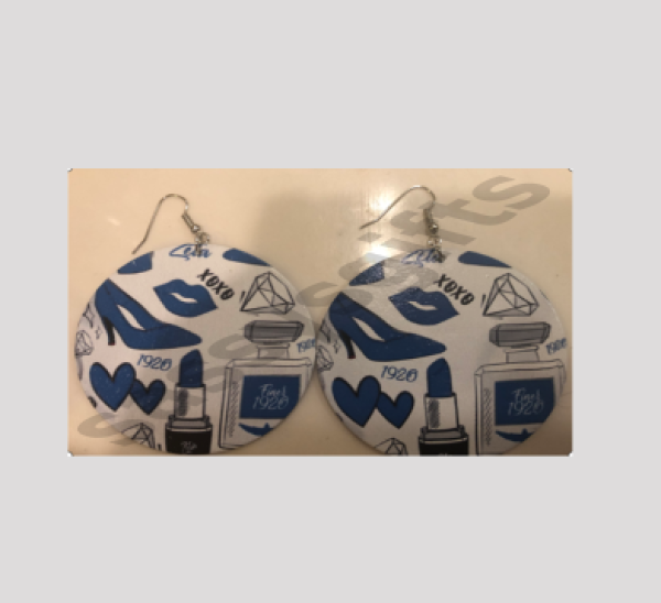 Zeta Accessories Wooden Earrings