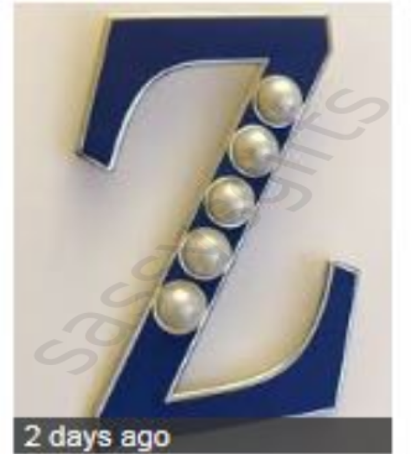 Zeta Phi Beta Z Pin