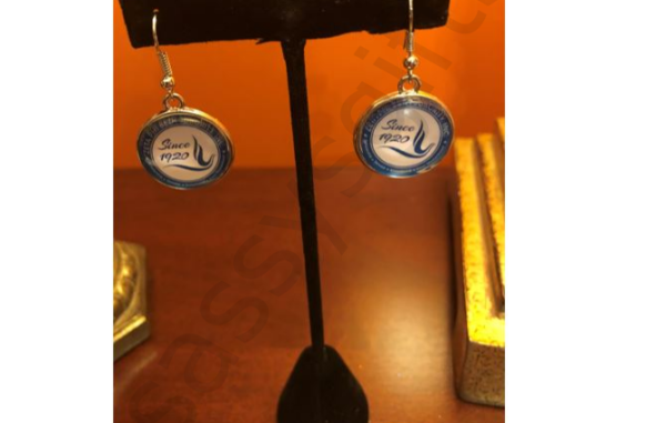 Zeta Phi Beta Seal Earrings